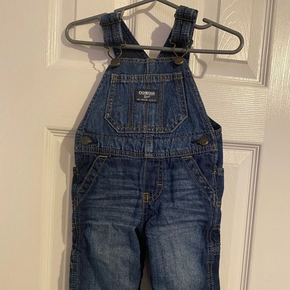 Fleece Lined Oshkosh B’Gosh Denim Overalls